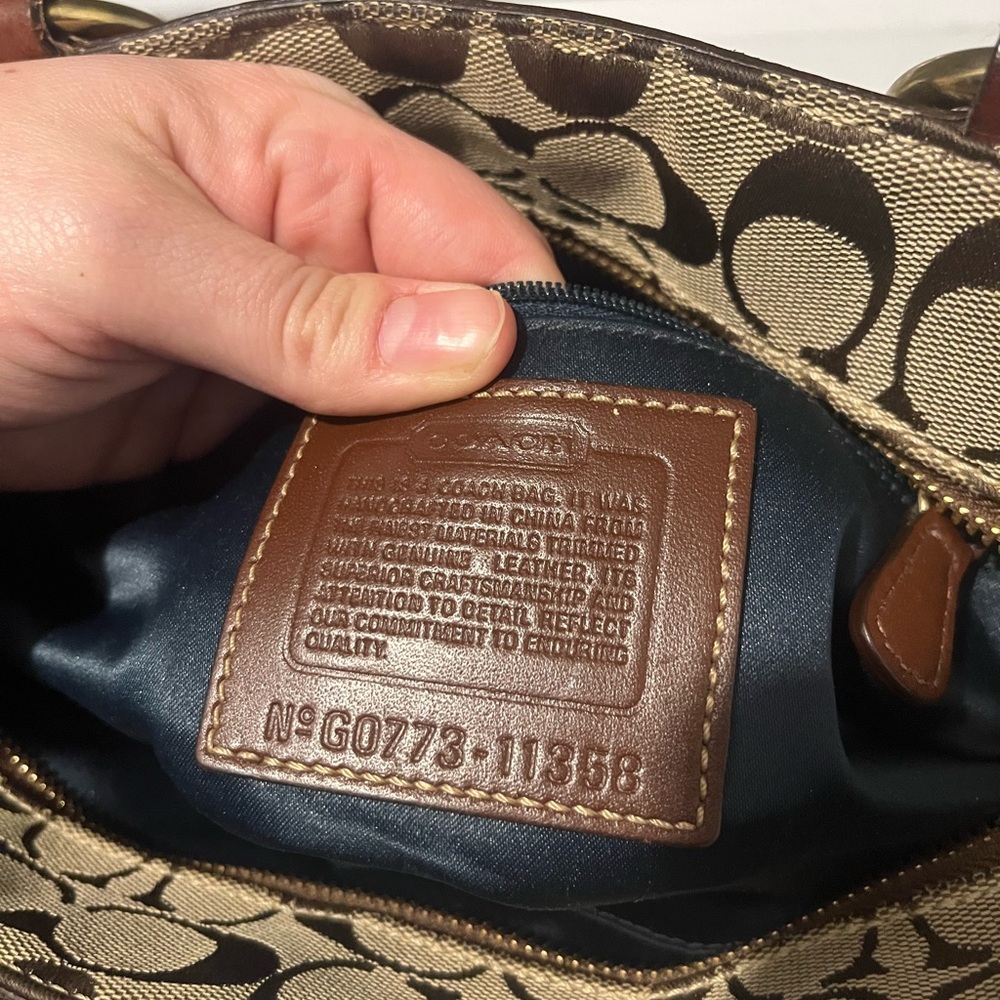 Coach Patchwork Leather Tote Bag - Multicolor - Picture 4 of 4